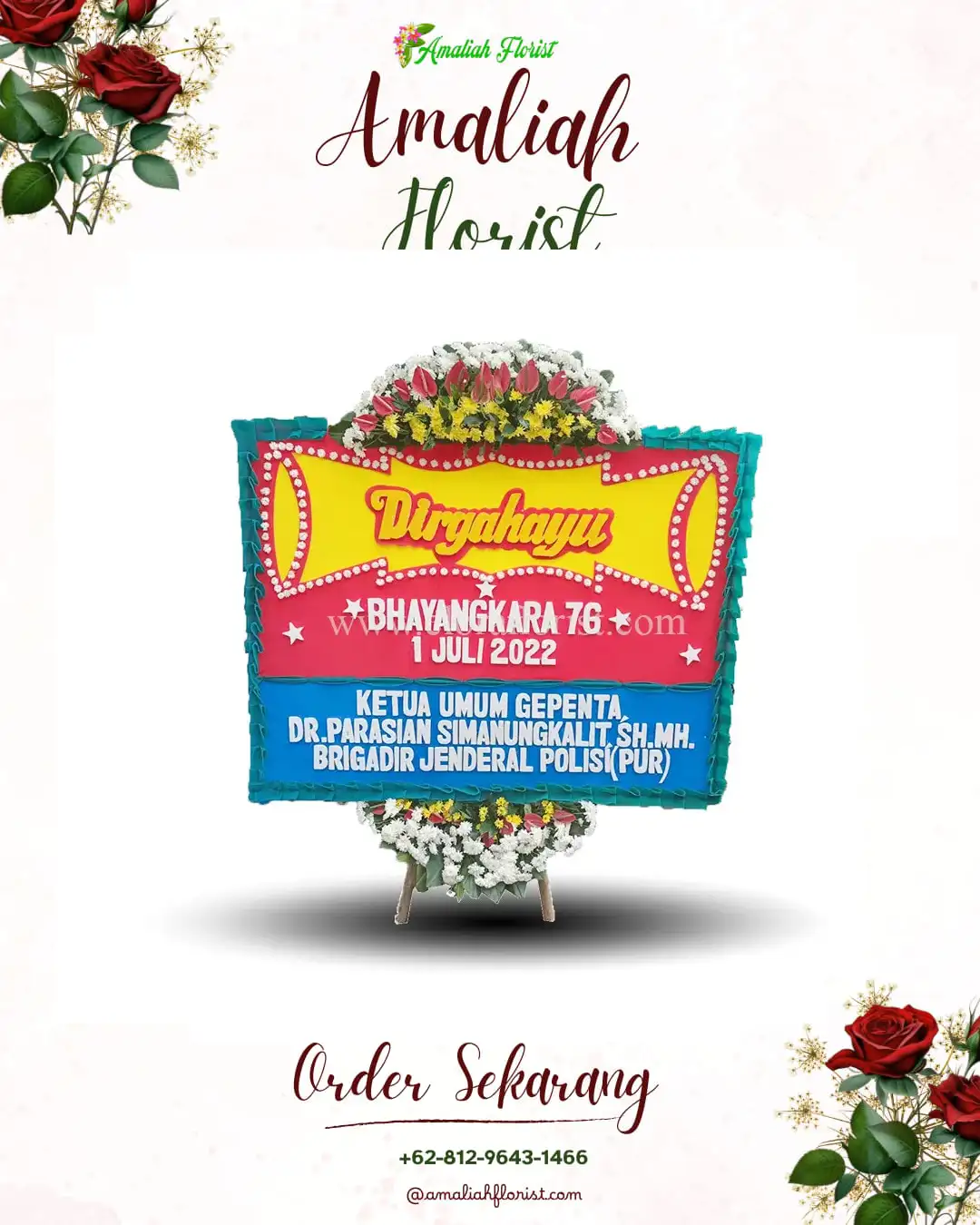 Papan Bunga HUT Ulang Tahun Jatipurno